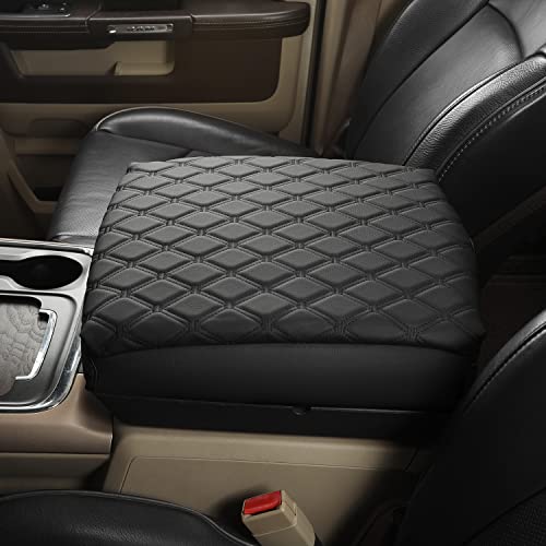 Center Console Cover Armrest Cover Cushion Fits Dodge RAM 1500 2500 3500 2009 2010 2011 2012 2013 2014 2015 2016 2017 2018