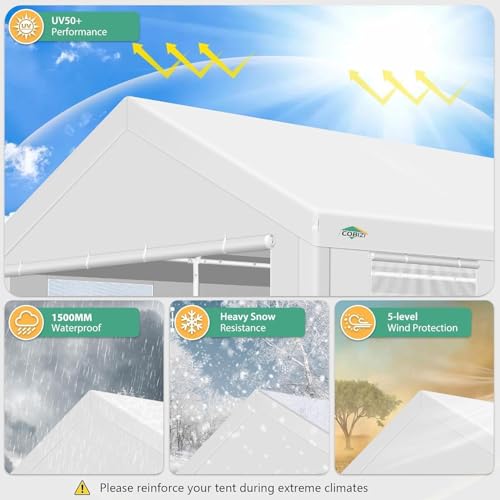 Carport 12'x20' Heavy Duty Portable Garage