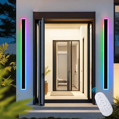 2 Pack Outdoor LED Wall Lights for House (2 Count)
