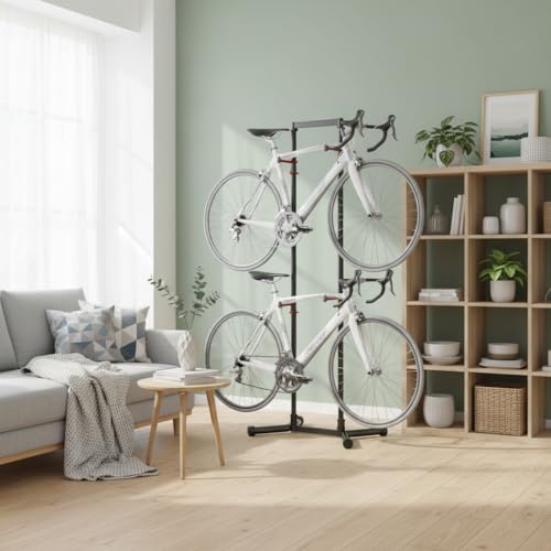 4 Bike Horizontal Storage Rack