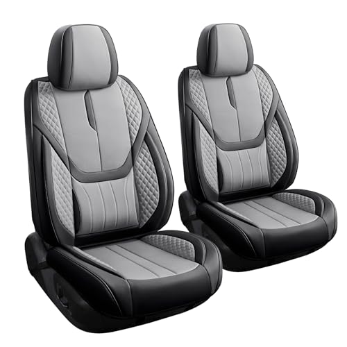 Universal Car Seat Covers for SUVs Sedans Trucks BlackGrey (5 Count)