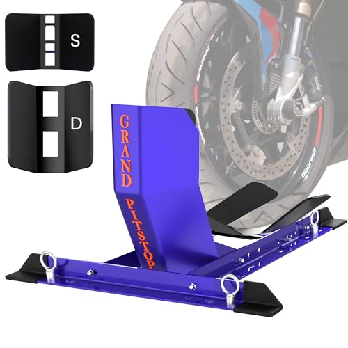 Universal Wheel Chock for Motorcycle Stand for Trailer Completely Adjustable Detachable Foldable Wheel Chock