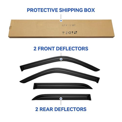 Window Visors Rain Guards for 1996