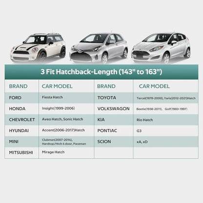 Car Covers for Hatchback Waterproof All Weather