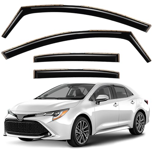 Window Deflectors Smoke Tinted in (4 Count)