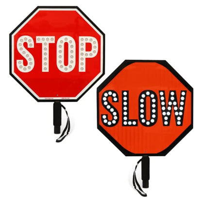 LED STOP SLOW Paddle
