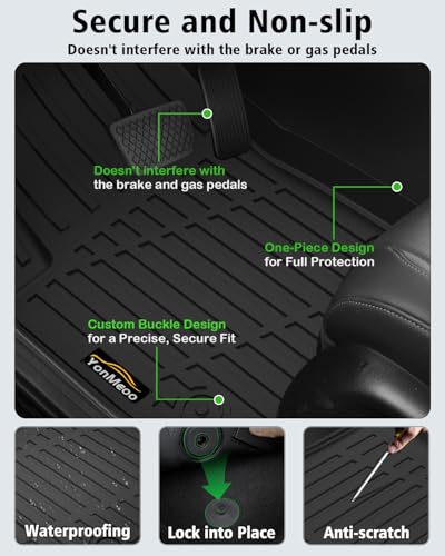 Floor Mats & Cargo Liner & Backrest Mat Custom for GMC Terrain 2018