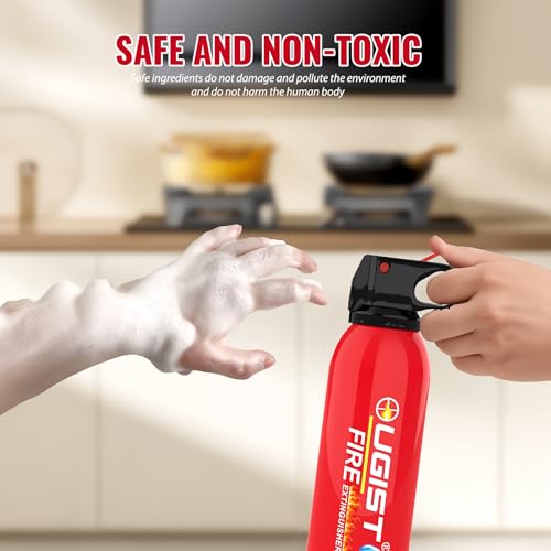 Small Portable Fire Extinguisher for Home and Kitchen (6 Count)