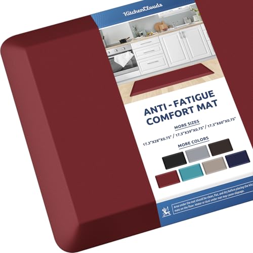 0.8" Thick Kitchen Mat Cushioned Anti Fatigue Rug Comfort Floor Mats