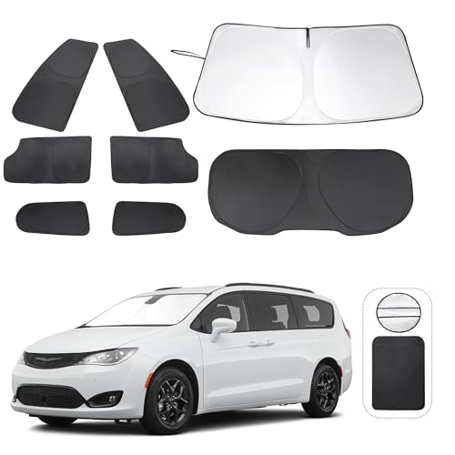 Window Shades for Chrysler Pacifica Minivan 2017 (8 Count)
