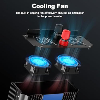 3000W Power Inverter 12V DC to 110V
