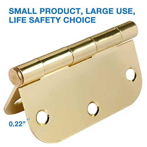 Rounded Door Hinges 3.5" X 3 1 (42 Count)