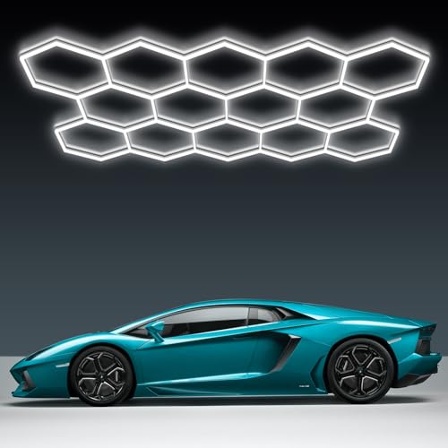 Hexagon Garage Lights (57 Count)