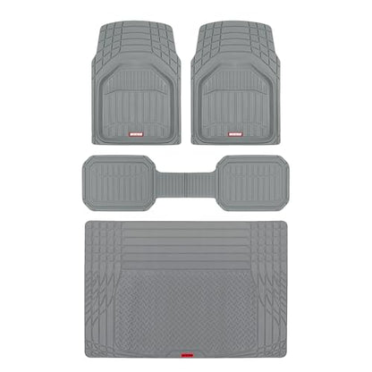 FlexTough Defender Floor Mats for Cars & TrunkShield Trunk Mat Set