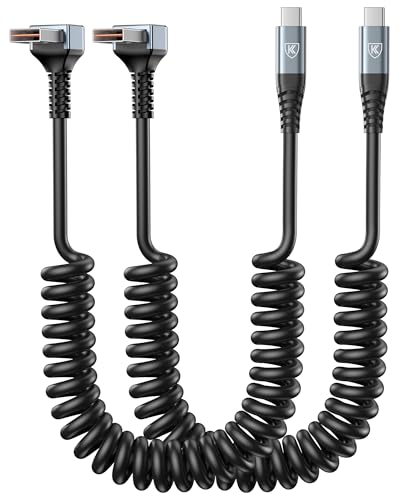 90 Degree USB A to USB C Cable (2 Count)