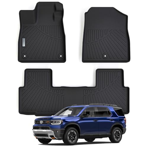 Floor Liners Floor mats for 2026 Passport TPE All Weather Protection 1st & 2nd Row Car Floor Mats Accessories