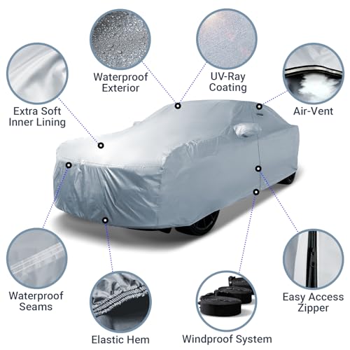 18 Layer Car Cover Waterproof All Weather