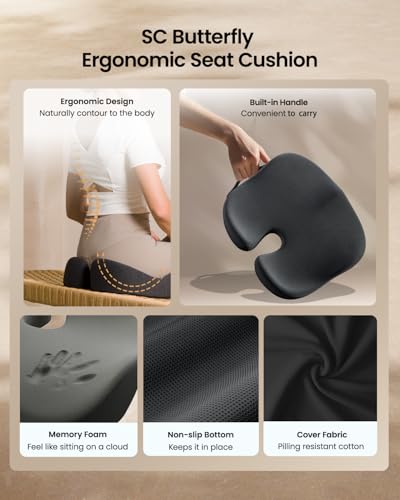 Seat Cushion Office Chair Cushion for Sciatica