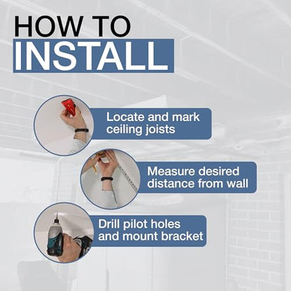 Adjustable Overhead Ladder Rack