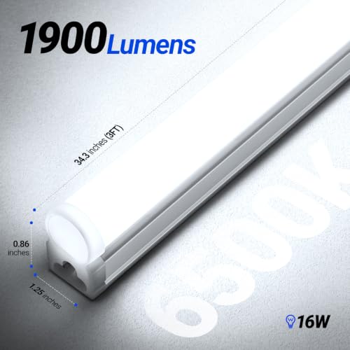 Pack of 6 LED T5 Shop Light 3FT (6 Count)