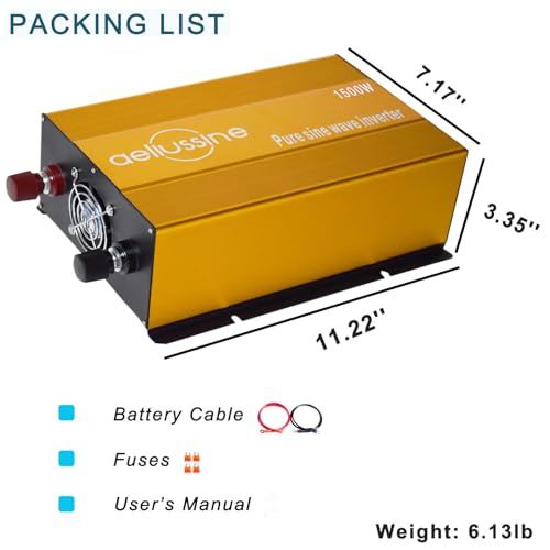 1500W Pure Sine Wave Inverter