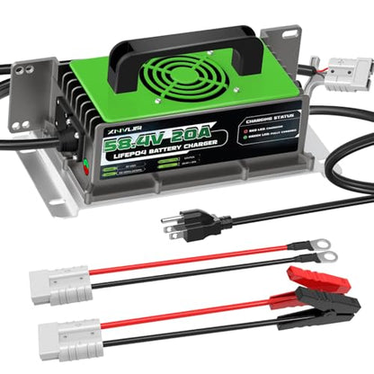 58.4V 20A LiFePO4 Battery Charger 48V
