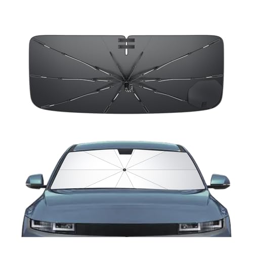 for 2022 2025 2026 Hyundai Ioniq 5 Windshield Umbrella Sunshade [Easier Foldable] for 2022
