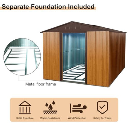 10x8 FT Outdoor Storage Shed