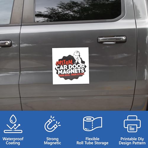Custom Car Magnet Signs for Advertising and Promotion (2 Count)