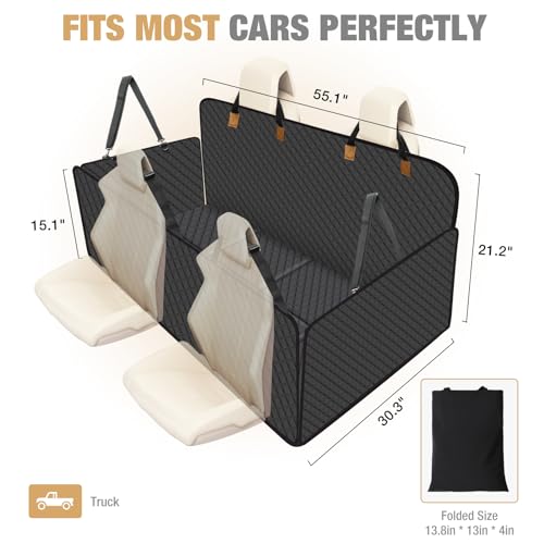 Dog Car Seat Cover for Back Seat