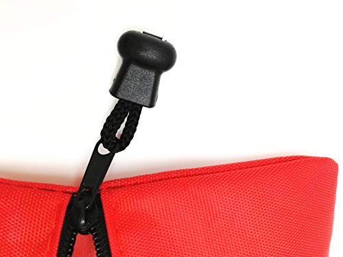 Red Emergency Bag First Aid Small Empty Travel Rescue Pouch First Responder Storage Medicine Pocket Bags for Car Home Office Kitchen Sport Ourdoors Bag Only