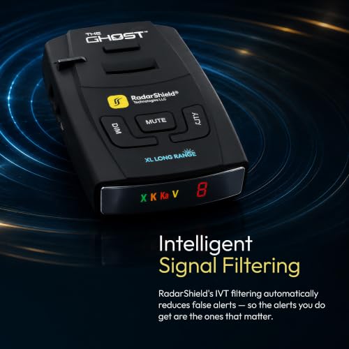 RadarShield Ghost Radar and Laser Detector for Cars
