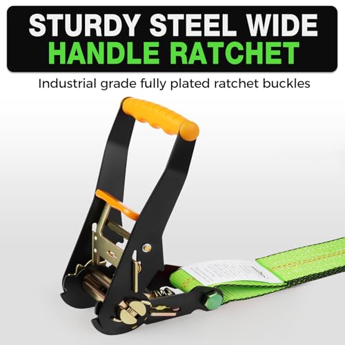 Axle Tie Down Straps 2" x 114" 4 (4 Count)