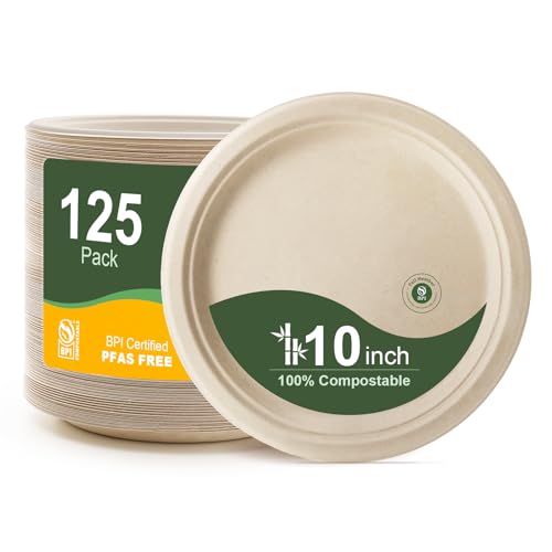 Paper Plates 10 Inch 125 (125 Count)