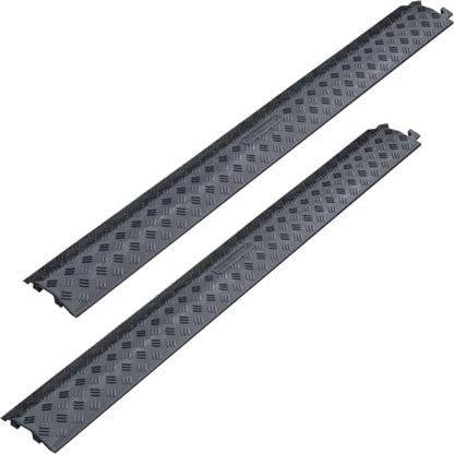 2 Pack 40" Rubber Floor Cable Cover (2 Count)