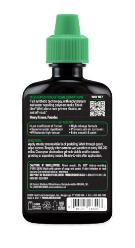 Wet Bike Chain Lubricant 2 oz