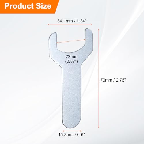 10pcs Small Wrench 22x70x1.5mm Metric U (10 Count)