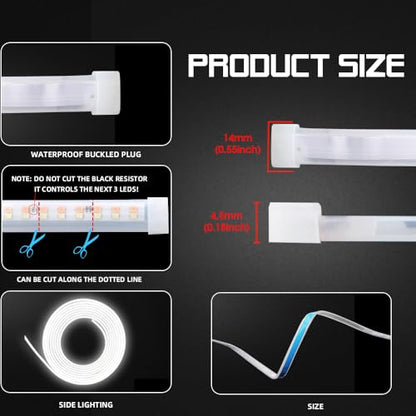 Upgrade Dynamic Flowing Car LED Trunk Light Strip