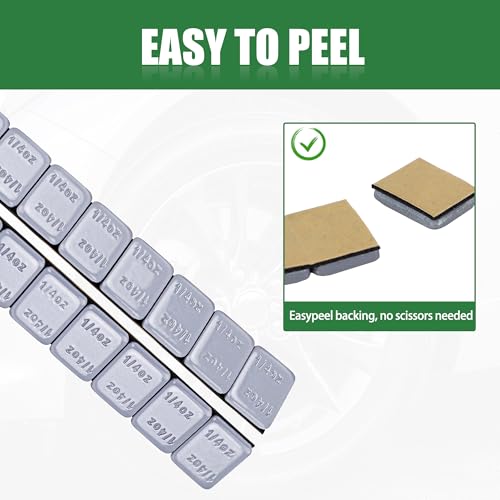 1 4 Oz Stick on Wheel Weights (72 Ounce)