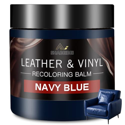 Leather Recoloring Balm and Leather Repair Kit for Furniture (8 Fl Oz)
