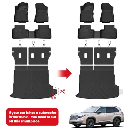 Floor Mats & Cargo Tray Mat for Subaru Forester Hybrid 2026 2025