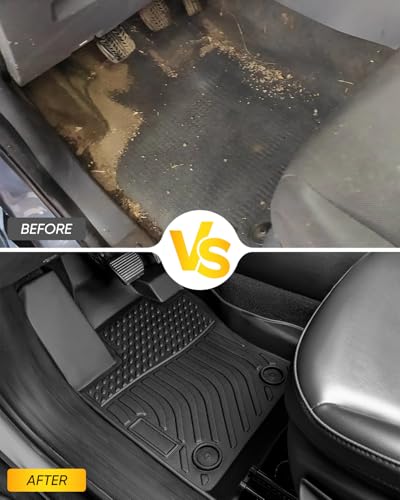 Floor Mats Cargo Liner for Jeep Compass 2017 (6 Count)