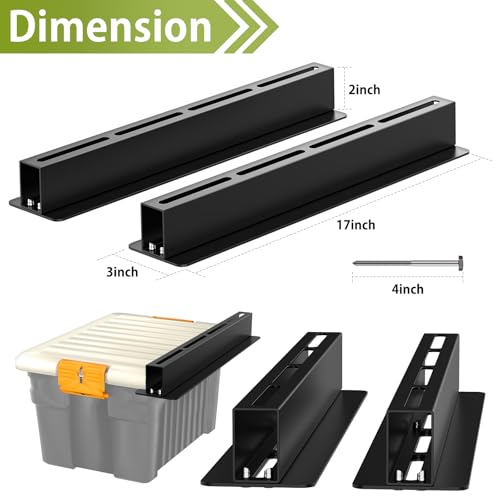 Heavy Duty Ceiling Storage Rack (6 Count)