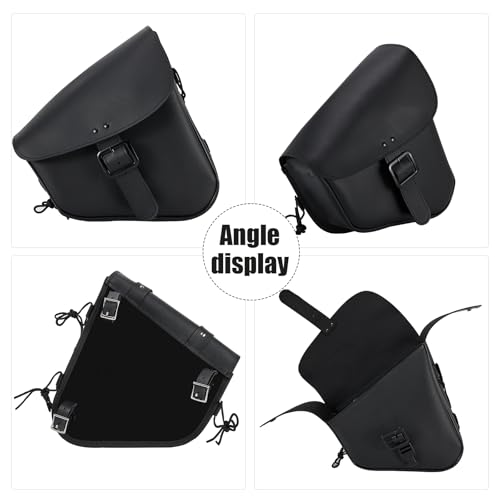 Motorcycle Swing Arm Bag Solo Saddle Bags For Sportster Softail PVC Waterproof Motorcycle Luggage Bags for Motorcycle or Bike