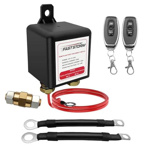 Side Post Remote Battery Disconnect Switch 12V