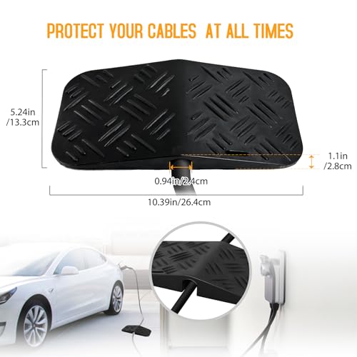 Ev Charger Cable Protector with Handle For Garage Door