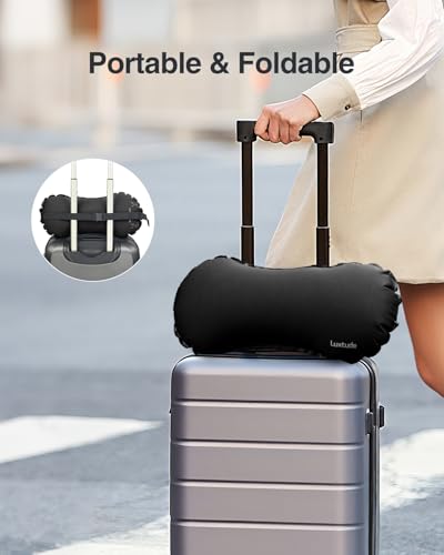 Inflatable Lumbar Pillow for Airplane Travel