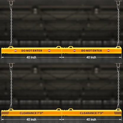 78" Parking Garage Height Clearance Bar