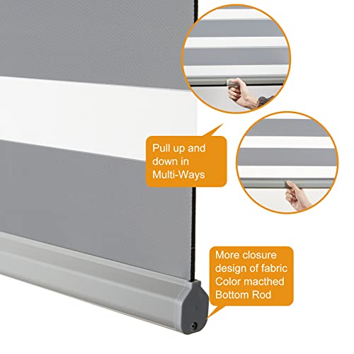 Cordless Zebra Blinds for Windows