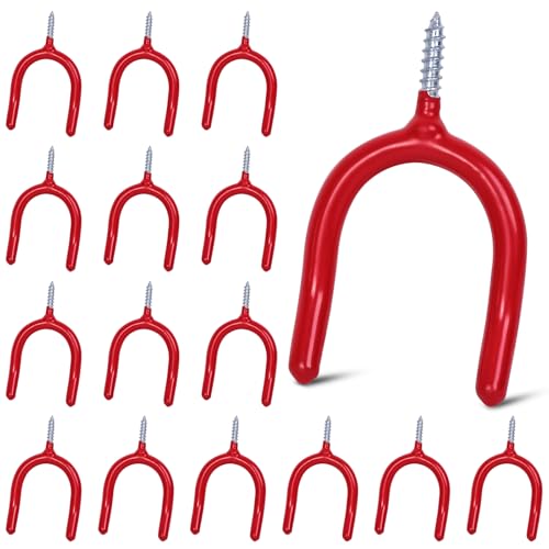 16 PackGarage Storage System Steel U Hooks with Anti (6 Count)
